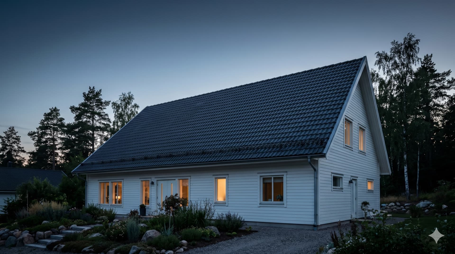 Takbyte i Stockholm, villa med nytt tak